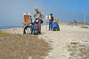 Alan Flattman, pastel workshop, plein air painting, Popular Beach, Half Moon Bay, CA,  Society of Western Artists